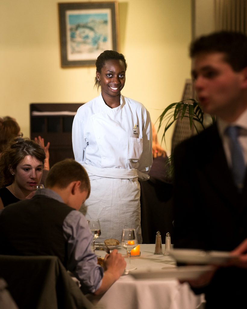 Portrait au travail, Lycée professionnel Escoffier d'Eragny sur Oise.