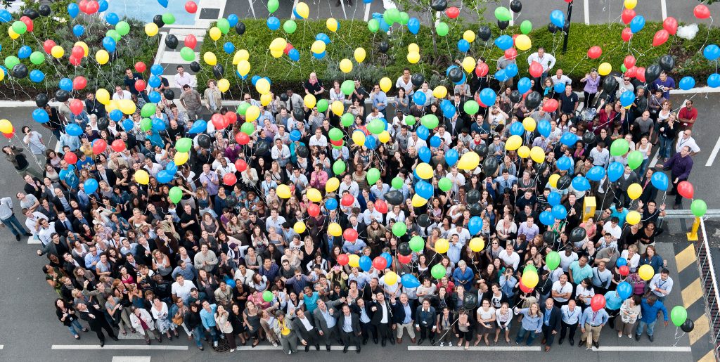 Photo de groupe corporate