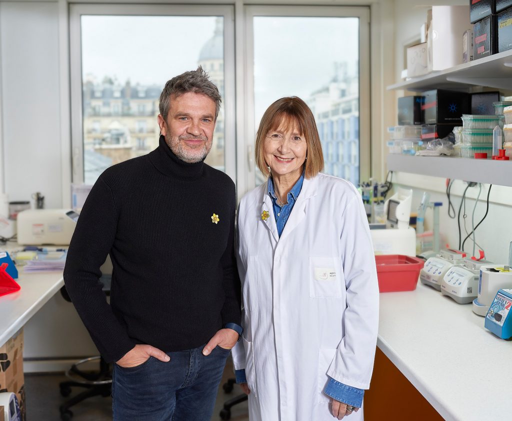 Portrait duo à l'Institut Curie à Paris